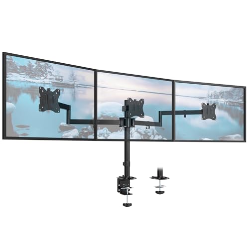 Amazon.co.jp: WORLDLIFT モニターアーム 3画面 17～27インチ対応 各耐