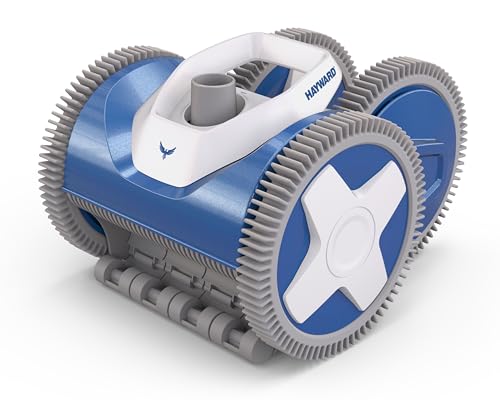 Hayward Phoenix 4X 4-Wheel Suction Side Pool Cleaner Rubber Tire Treads Interchangeable Throats Mechanical Steering Easy Wall & Stair Climbing