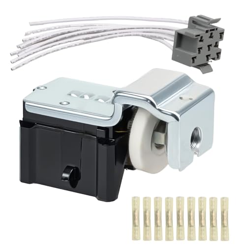 FUSCH 9 Terminal Headlight Switch with Connector Wire Harness Compatible with Ford F-150 F-250 F-350 E-150 E-250 E-350 Bronco Aerostar Explorer Ranger Tempo Replace #: E7TZ-11654-A