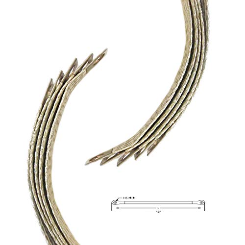 Nansh Automotive Engine Grounding Braided Flat Tinned Copper Straps 1/2" Width (12" Length 1Pc) #TOP3