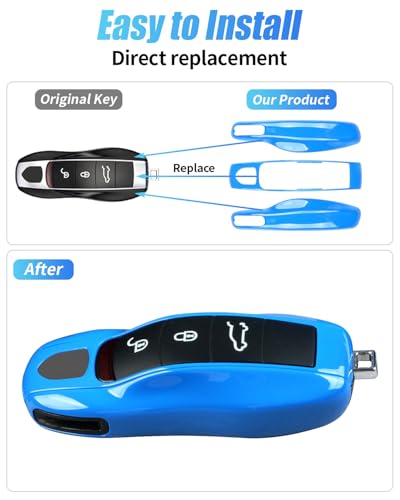 Coque de clé Porsche Cayenne pour protéger votre télécommande en voyage - 3