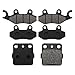 ZICOO YFZ 450 Brake Pads for Yamaha YFZ450 YFZ 450 S/T 2004-2005, Front & Rear