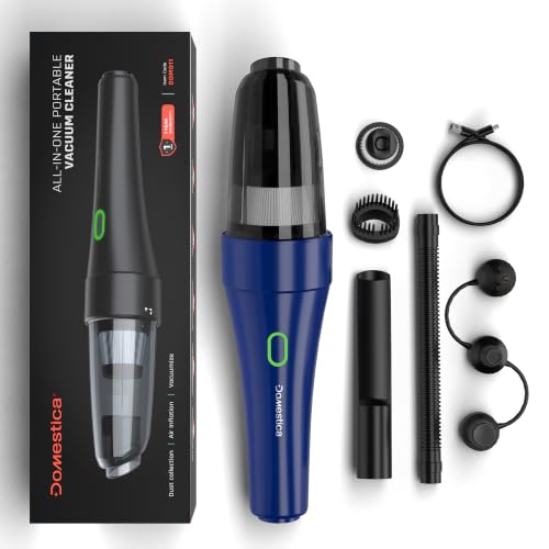 Image of DOMESTICA 4-in-1 Vacuum Cleaner for Car & Home, Cordless Blower & Inflator