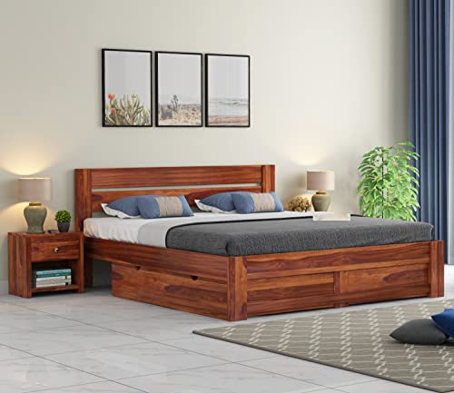 RJ ART Wooden bed 