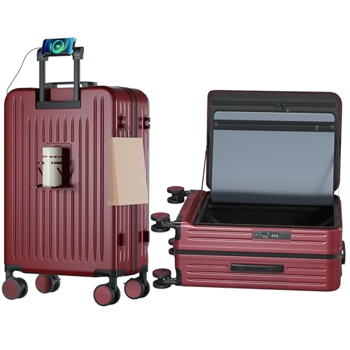 [Redamancy] �X�[�c�P�[�X �t�����g�I�[�v�� �ЊJ�� �g���@�\�t PC �L�����[�P�[�X YKK�t�@�X�i�[ �X�g�b�p�[�t �É� �_�u���L���X�^�[ USB�|�[�g �J�b�v�z���_�[�t �X�}�z�X�^���h�t �y�� ��e�� �ϏՌ� �L�����[�o�b�O �C�w���s �o��