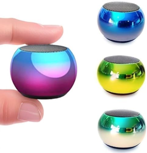 Mini Caixa de Som Bluetooth 3W Alto-Falante Portátil Metálico com...