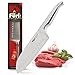 FURI Pro East/West™ Santokumesser, aus rostfreiem japanischem Edelstahl, Küchenmesser mit breiter Klinge für Profi- und Hobbyköche, Klingenlänge: 17 cm
