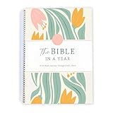 The Bible In A Year: A 52-Week Study, 52-Week Bible Study Plan, Spiral Bible Study Guide, A Yearlong Bible Study for Women (1PC)