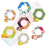 Newscz 7 Pcs Pods Sabores de Frutas Mixtas para Air Botella de Agua con Pod, Cápsulas de Sabor sin Azúcar, Paquete A Incluye Maracuyá, Sprite, Manzana, Piña, Mango, Banana, Naranja(Paquete A)