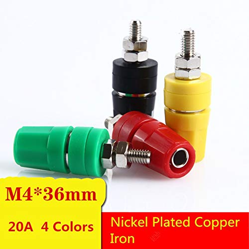 Buy Buyme 1Pcs Banana Jack The M4 * 36 Yt216 Copper+Iron Terminal 20A