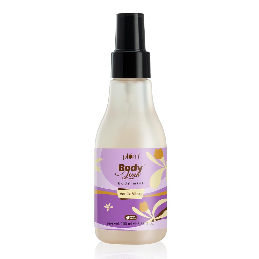 Bodylovin' Vanilla Vibes Body Mist for Women | Long Lasting Vanilla Fragrance with Warm & Cozy Vanila Scent | High on Fun | Travel Friendly Perfume Body Spray - 100ml