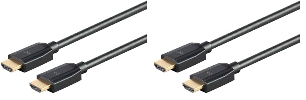 Monoprice Cable HDMI de alta velocidad Ultra 8K de alta velocidad, 8 pies, color negro, 48 Gbps, 8K a 60 Hz, HDR dinámico, eARC, serie DynamicView