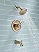 Delta Faucet Lahara 17 Series Dual-Function Tub and Shower Trim Kit with 5-Spray Touch-Clean Shower Head, Champagne Bronze T17438-CZ (Valve Not Included)