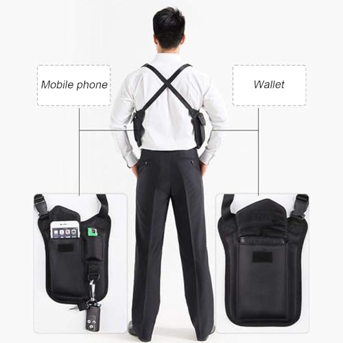 Bolso de seguridad para axilas que evita robos en viajes y transporte urbano 2