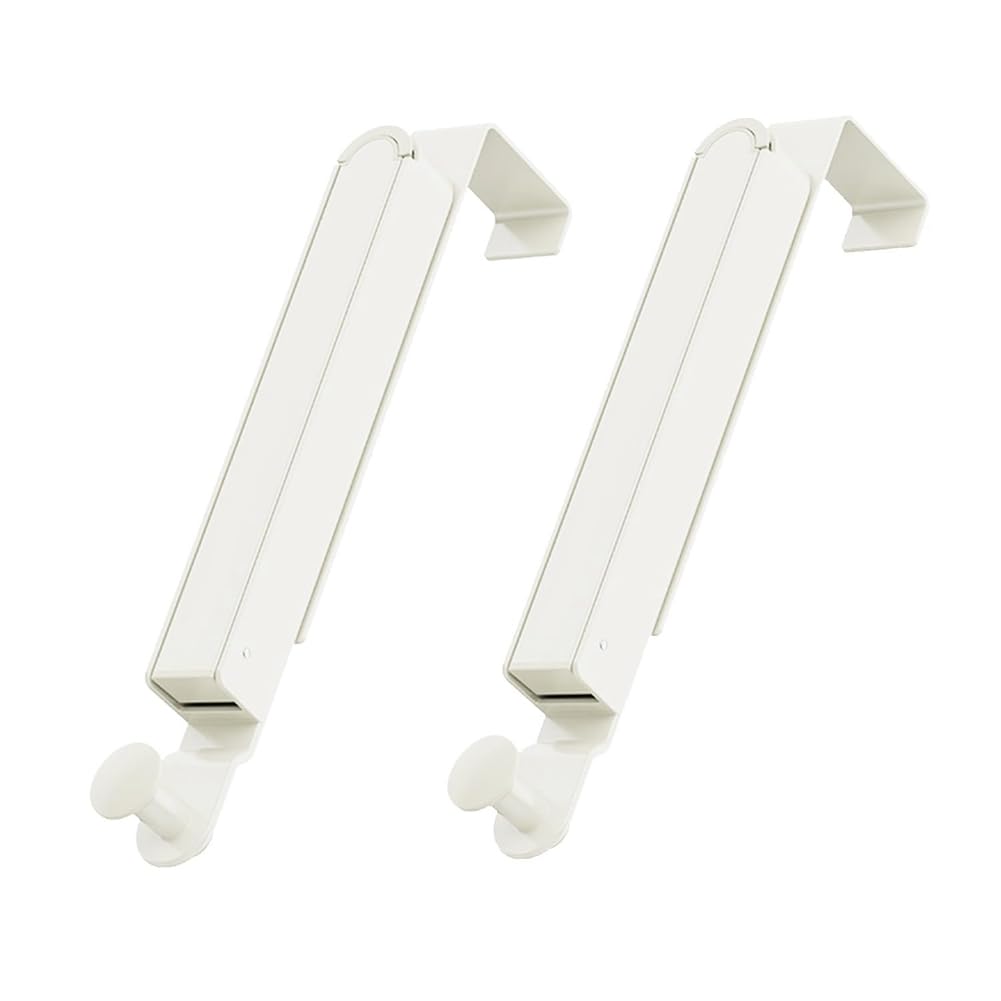 CTRLZS Folding Clothes Drying Rack, Door Hook Clothes Hanger, No Need to Hit the Clothes Hanger, Portable & Foldable White