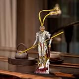 UIGJIOG Wukong Figura De Acción Figuras Mono Rey Mono Decoración Sun Wukong Estatua Modelo Decoración Muñecas Coleccionables Mito Wukong Decoraciones Coche Arte Relievo,13.5 * 4.5 * 20CM