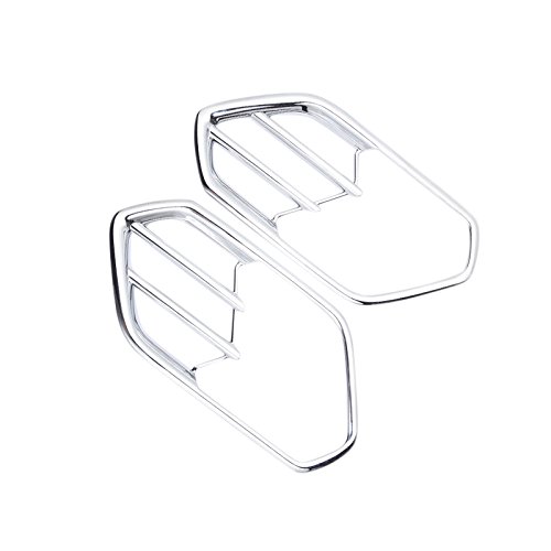 HIGH FLYING Front Fog Light Lamp Bezel Cover Trim ABS Chrome 2pcs for Ford Escape Kuga 2017 2018