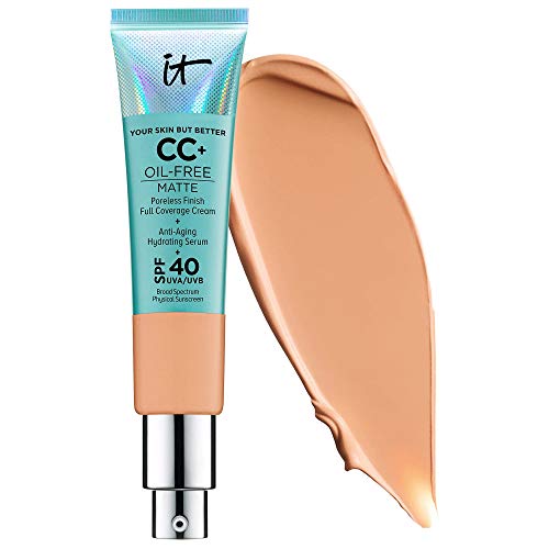 Your Skin But Better CC Cream Oil-Free Matte with SPF 40 - Neutral Tan (Best Cc Cream For Mature Skin 2019)