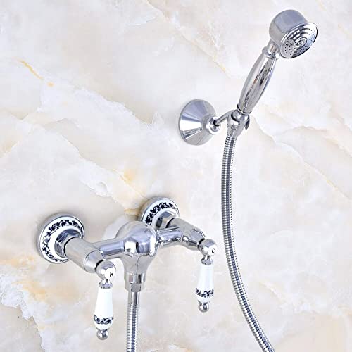 Ensembles de robinets de douche pour une salle de bains rétro chic