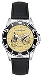 Lederband mit Dornschließe Geschenk für Lanz Bulldog Traktor Trecker Fahrer Fans Kiesenberg Uhr L-20453