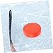 Toyvian 5PCS PVC Ice Hockey Pucks Set Sturdy Plastic Training Pucks for Indoor and Outdoor Practice for Sports Training Games and Hockey Competitions
