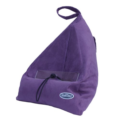 Poire repose-livre The Book Seat imitation daim violet Cover