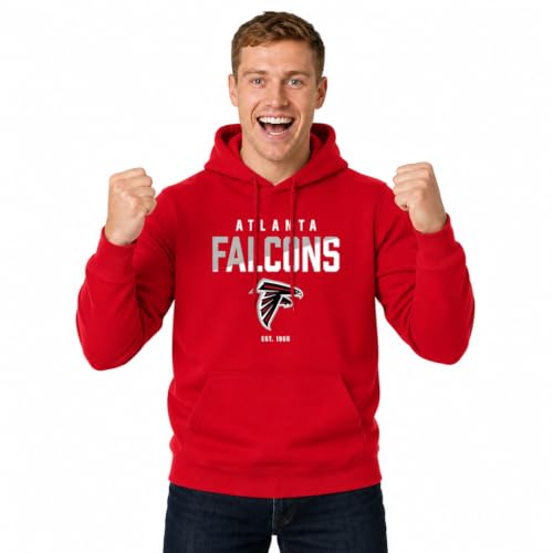 Hoodie NFL adulte Diagonal Fade molleton - rouge, 3X-Large