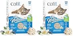 Catit Go Natural Pea Husk Multi-Cat Clumping Cat Litter, Vanilla, 6.4 kg, Dust Free & Lightweight Cat Litter, Cat Liter, Cat Litter Clumping, Bentonite Clay