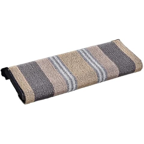 ShadePro RV Step Cover - Single (Brown) - Adjustable Stair Rug Covers for RVs, Campers, and Trailers - 24 Inches - Trim to The Perfect Size - Fits Straight or Curved RV Steps Cover