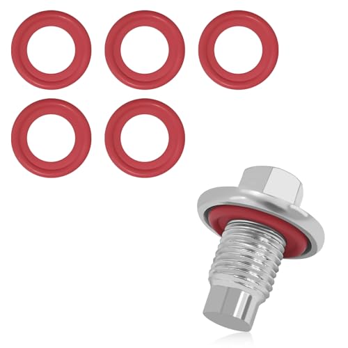 KUQUTIDY M14x1.5 Oil Pan Drain Plug with Washers