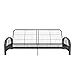 DHP Durable Metal Grey Futon Couch Bed Frame