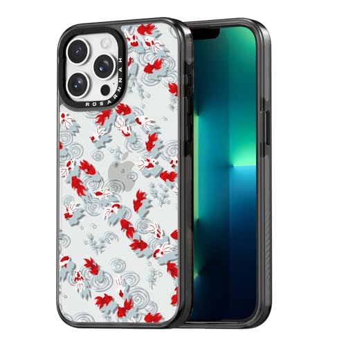 Coque iPhone 13 Rosarnnah durable noire rigide et antichoc 6.1