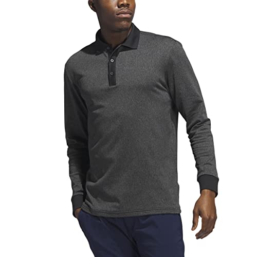 adidas Men's Essentials Long Sleeve Golf Polo Shirt