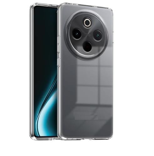Image of COVERBLACK Soft Rubber Silicon Clear Case Back Cover for Compatible Model with Vivo Y300 Pro 5G - Transparent