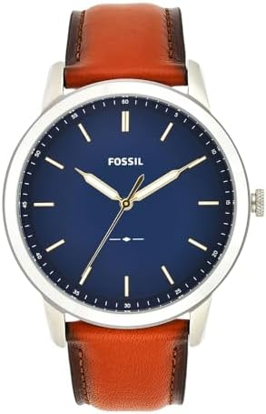Fossil Minimalist Reloj para Hombre, Movimiento de Cuarzo con Cor...