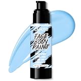 CAHOTO Crema trucco a base d'acqua per viso e corpo, colore azzurro