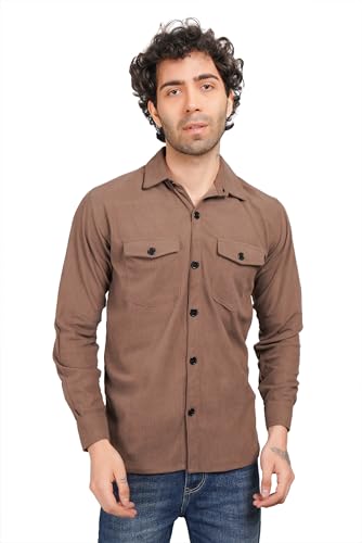 Image of Men's Full Sleeve Shirt | Regular Fit with Double Pockets | Stylish Catrize Casual & Formal Wear for Men
