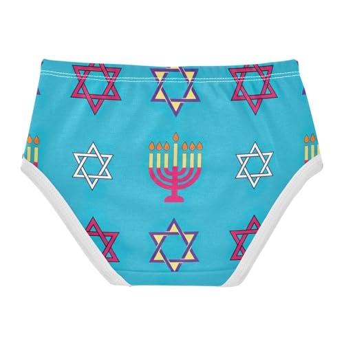 Colorful Candles Stars Blue Cute Panties Girl Girls Underwear Toddler Cotton Florals Underpants Briefs 2t2