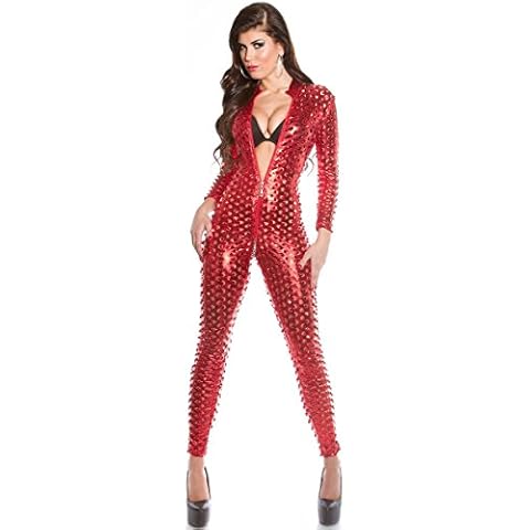KouCla Wetlook. Catsuit con doble cremallera Cover