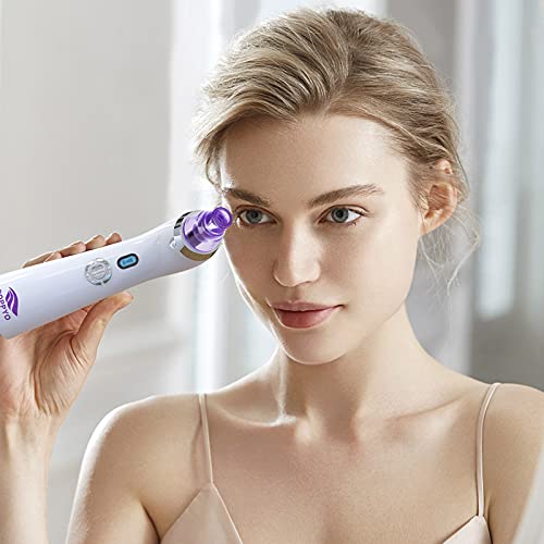 Blackhead Remover, Poppyo Blackhead Vacuum, Electric Facial Vacuum Cleaner, Pore Vacuum Extractor Tool, Comedo Removal Beauty Suction Device For Women(Purple) #TOP4
