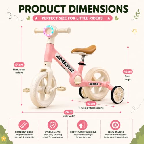 AMBERZ Store AMBERZ Velo-Glide 3-in-1 Kids Cycle - Image 7