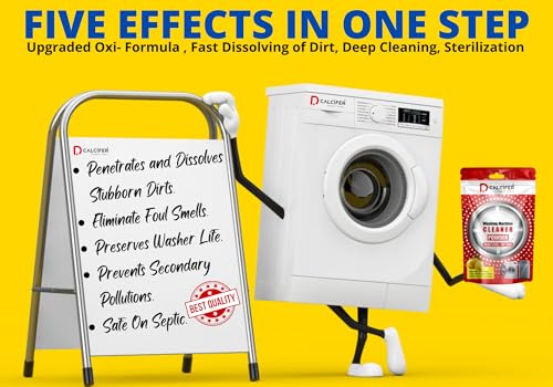 Washing Machine Cleaner | Descaler For Washing Machine Front Load and Top Load | Washing Machine Cleaning Powder | Descaling Powder For Washing Machine Drum & Tub Cleaner | 100gm Pack of 1