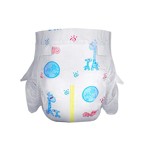 BlackEdragon Ultra-Thin Breathable Diapers 500M Large Capacity Water Absorption 6-Fold Water Lock Design Elastic And Stretchable Waistline