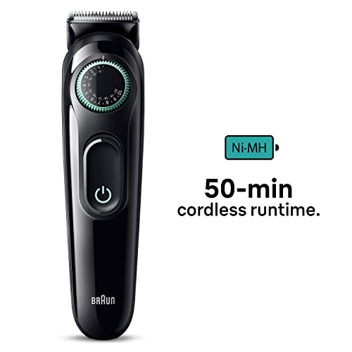 Image of Braun All-in-One Style Kit Series 3 3450, 5-in-1 Trimmer for Men with Beard Trimmer, Ear & Nose Trimmer, Hair Clippers & More, Ultra-Sharp Blade, 40 Length Settings and Washable