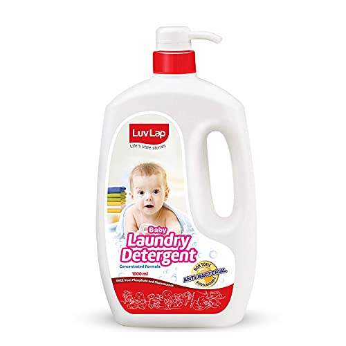 Image of LuvLap Liquid Cleanser, 1.5ltr & LuvLap Baby Laundry Liquid Detergent, Food Grade,1000ml & LuvLap Baby Laundry Liquid Detergent, Food Grade, 1.5ltr