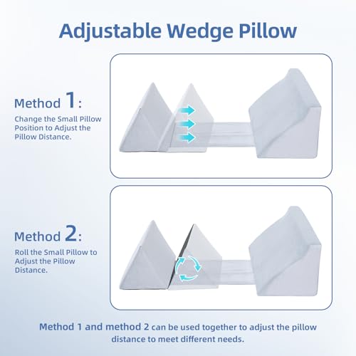 Fanwer Wedge Pillow for Side Sleeping, Back Pillow for Side Sleeper, Bed Wedges & Body Positioners for After Surgery, Anti Snoring, Back Pain, Preventing Bedsores by Fanwer - Used condition - Image 2