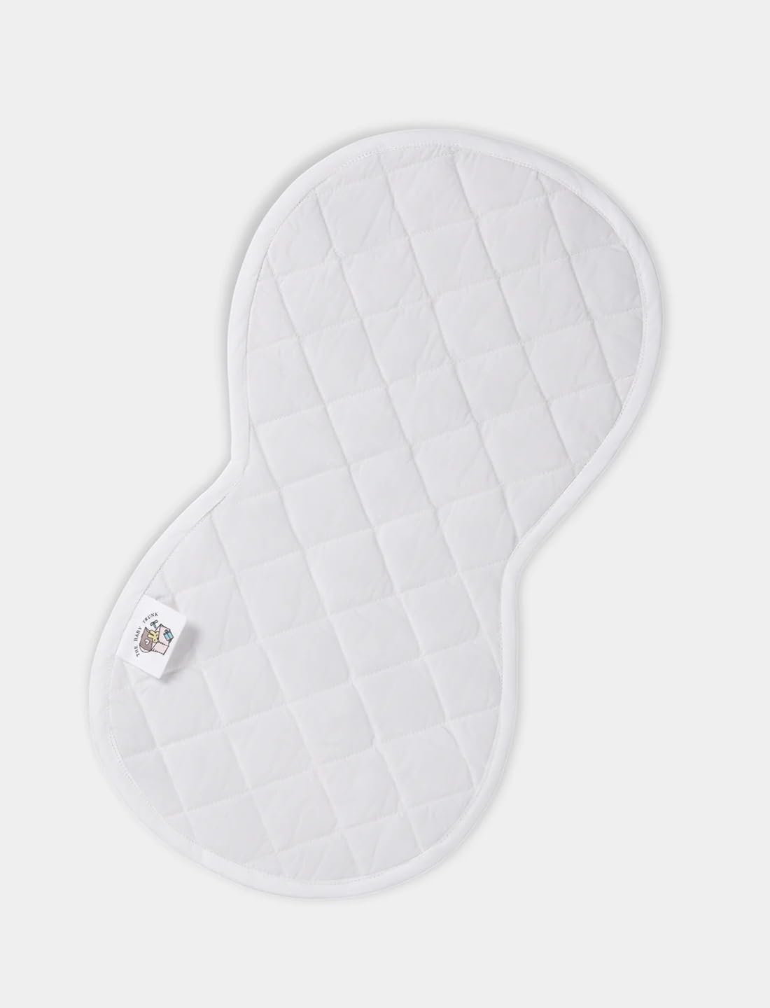 THE BABY TRUNK Blush Bunny Burp Cloth | Soft Egyptian Cotton | Gentle, Absorbent & Reusable Spit-Up Towel | Cute & Stylish Feeding Cloth for Newborns 1
