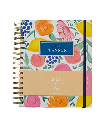 2021 Keeping it Together Daily Planner | Chic Womens Day Planner with Monthly Calendar  Spiral Bound Hardcover Appointment Book  Schedule Your Business Day  Agenda with Premium Paper, Floral