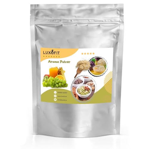 Luxofit Tropical Aroma Pulver, Aromatisieren von Getränken und Lebensmittel, Vegetarisch und Vegan, für private Küche und Gastronomie geeignet, Made in Germany, GMO-Frei (1 Kg)