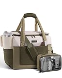 Picture of LOVEVOOK Weekender Bags for Women,Carry on Duffle Bag for Travel, Water-resistant Gym Bag with Wet Pocket,Overnight Travel Bag (Been Green, L)